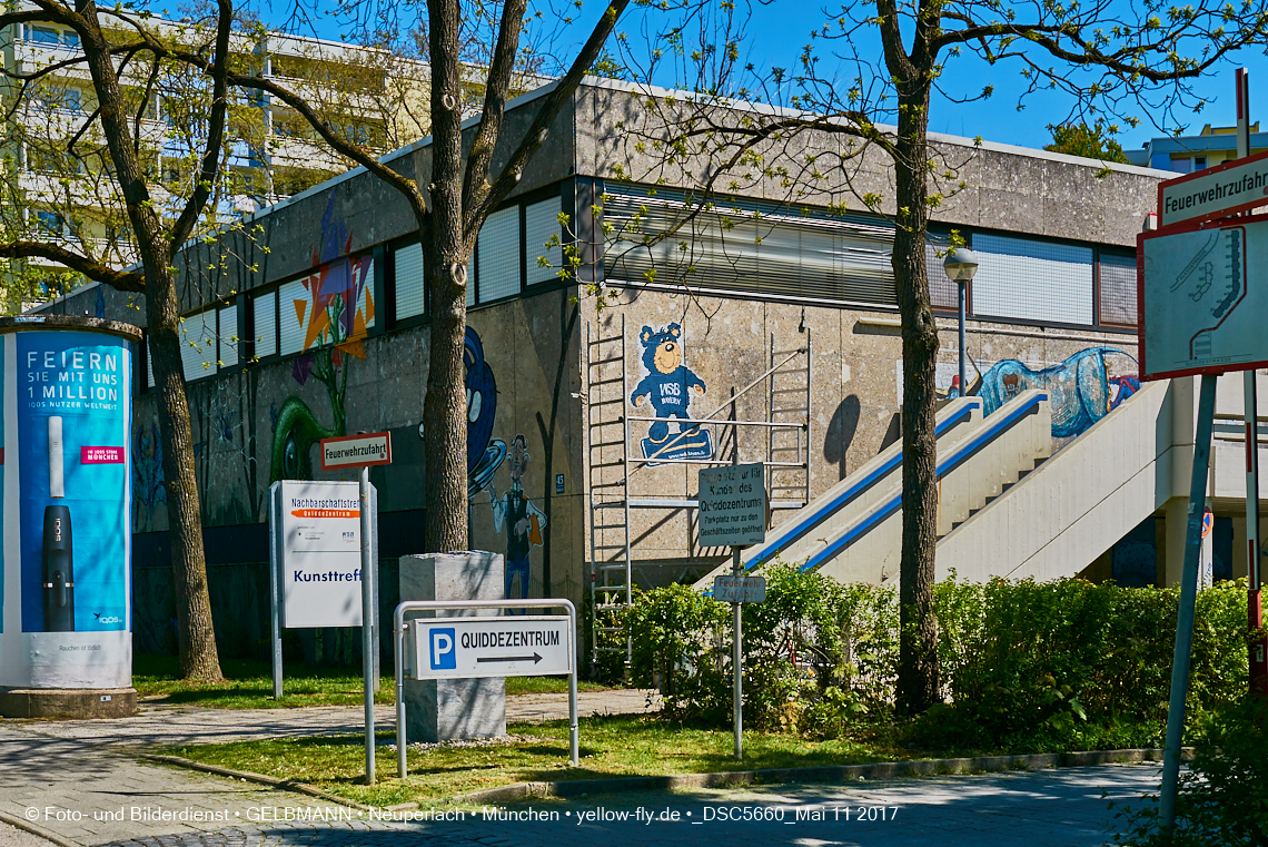 11.05.2017 - Abrissbaustelle Quiddezentrum in Neuperlach